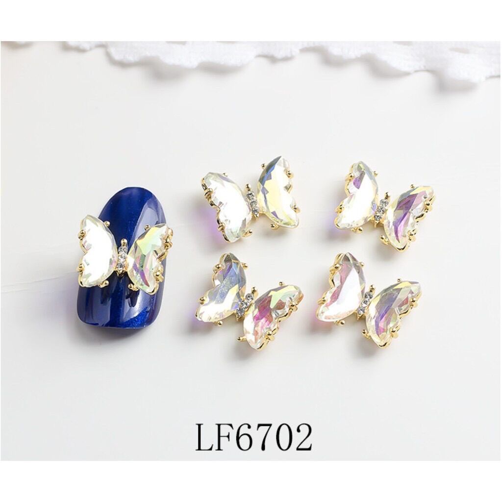 Charm Bướm Đá Trang Trí Móng