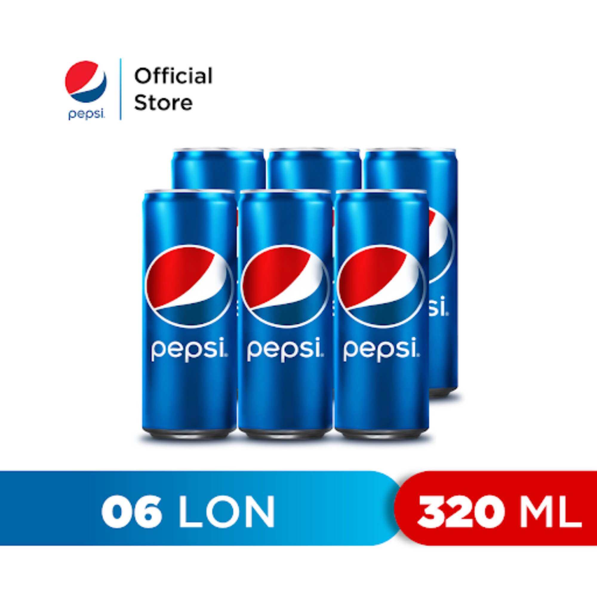 Pepsi 320Ml lốc 6 lon