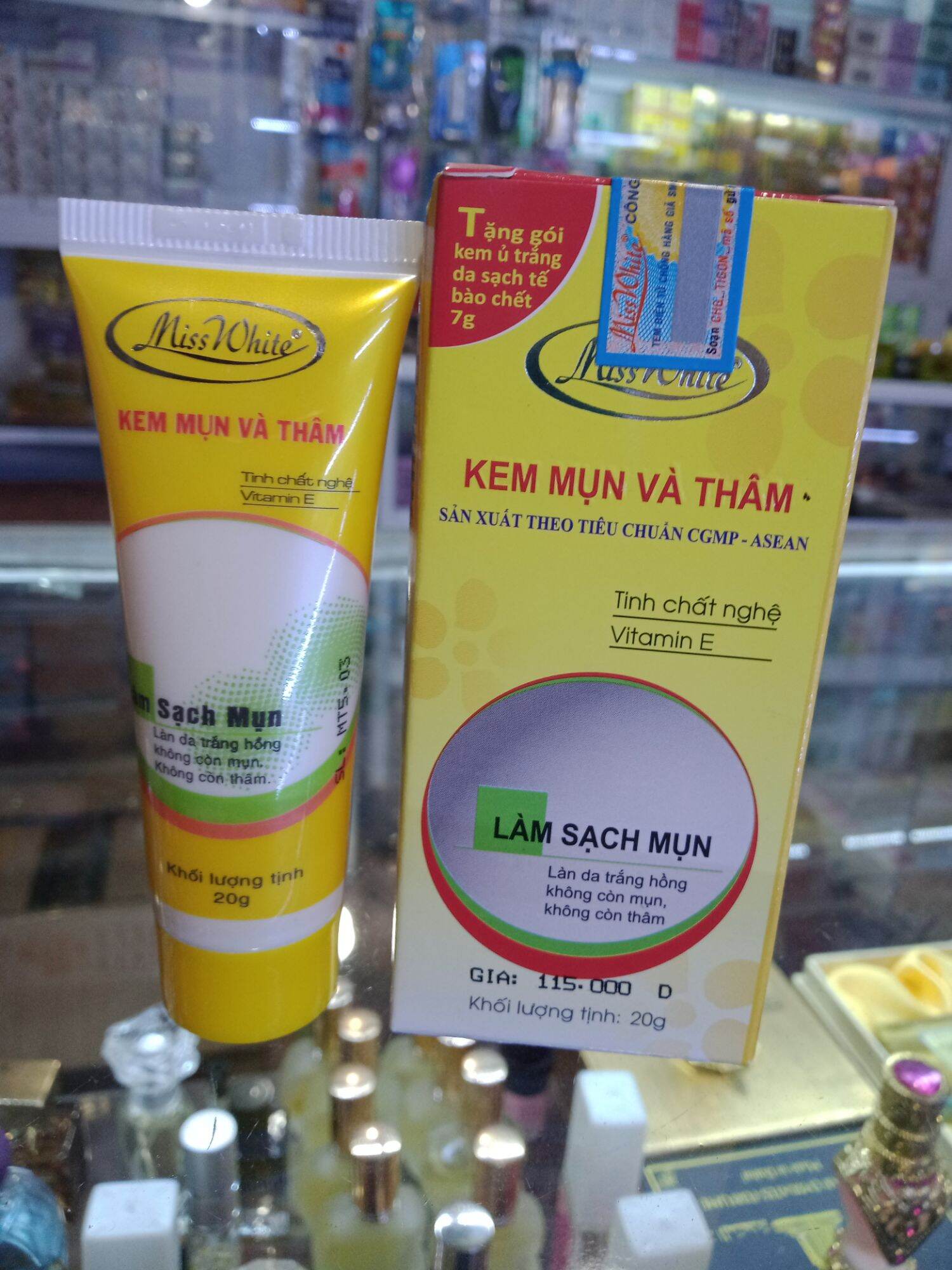 [Hcm]Kem Mụn Và Thâm Miss White 20G