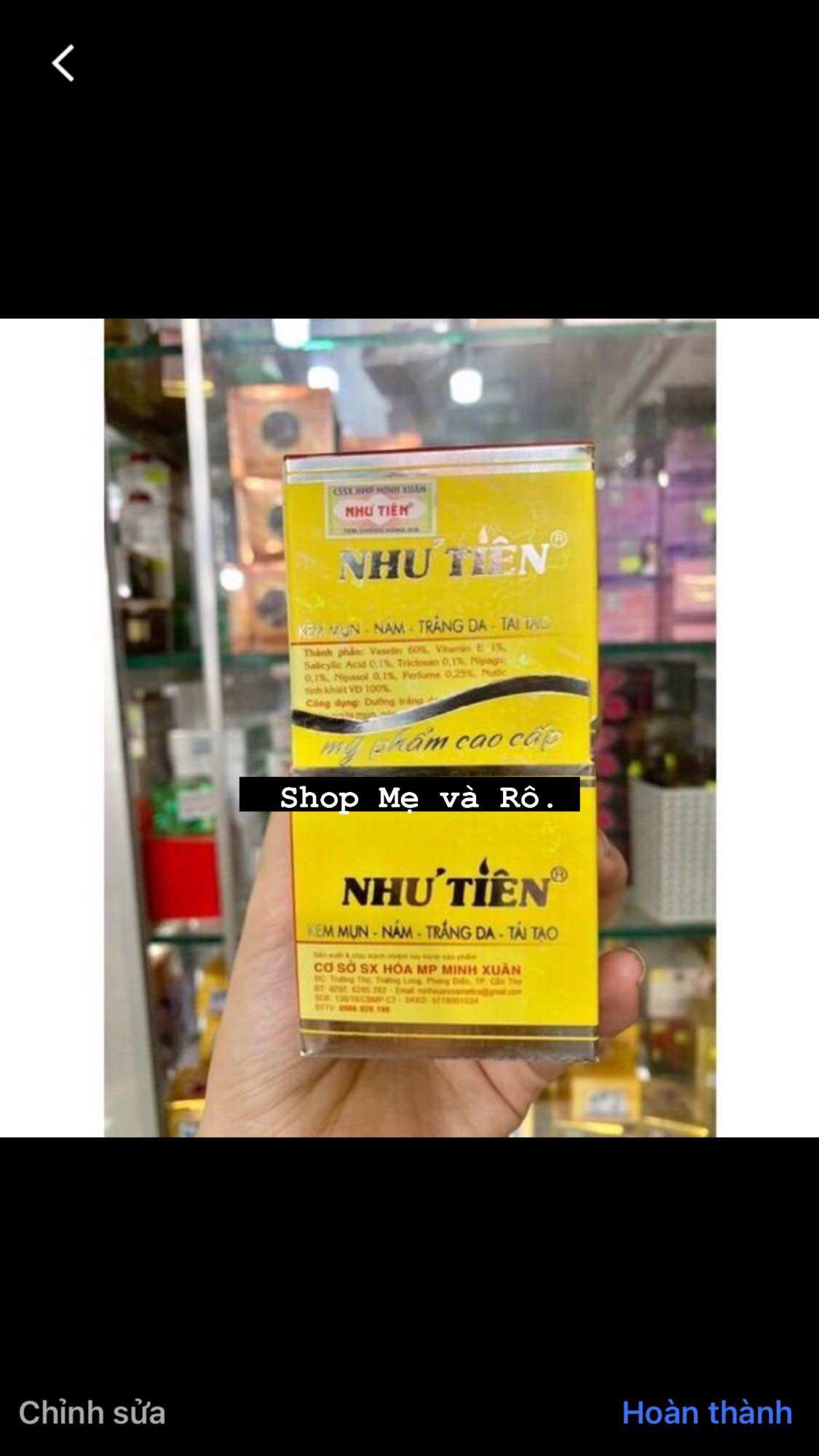 Kem như tiên vàng hết mụn nám trắng da tái tạo hủ 4g