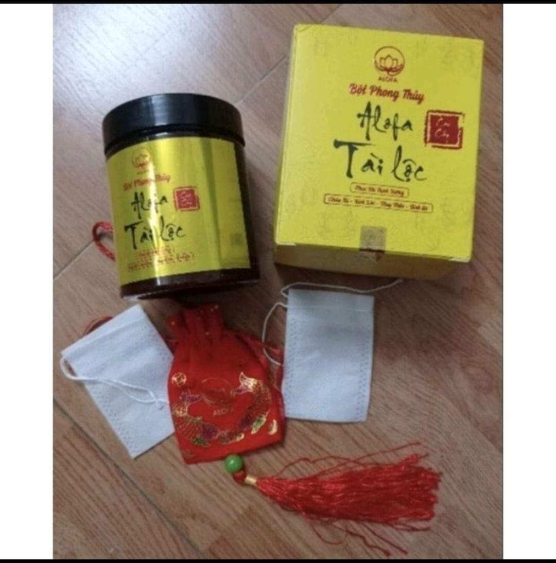 Bột phong thủy alofa  tàilộc chính hãng, date mới