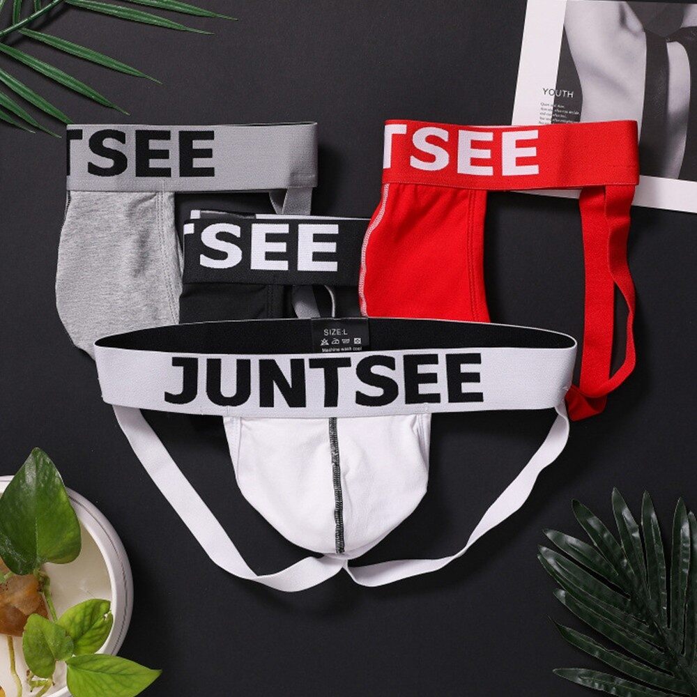 Quần lót nam Jockstrap màu đỏ size M-XL