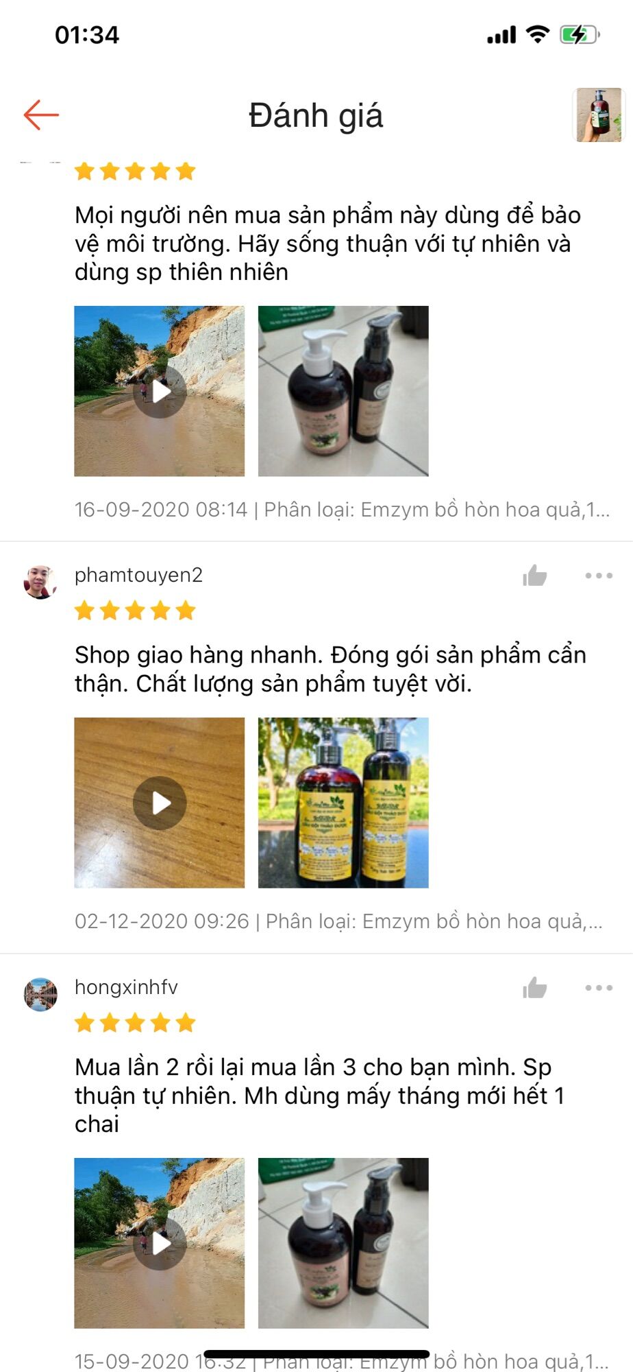 Enzym bồ hòn 500ml