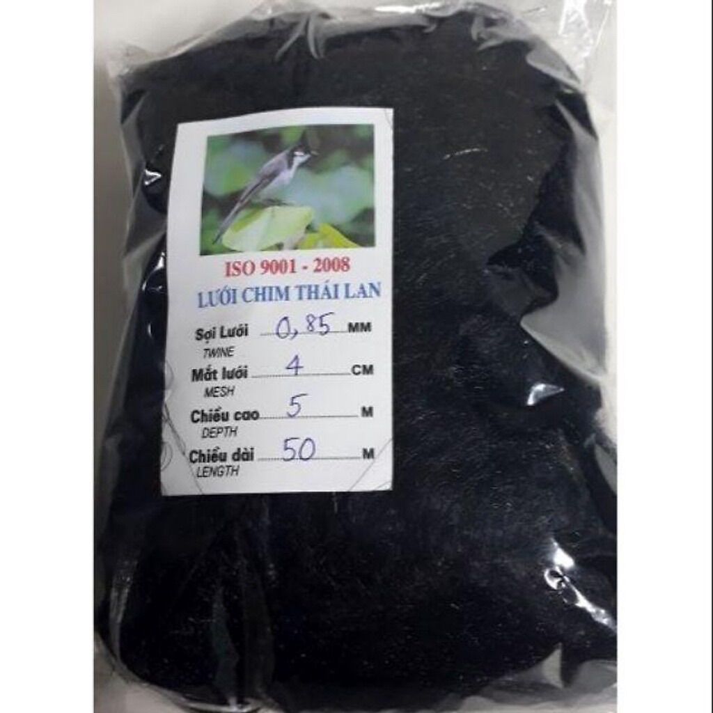 Lưới bẫy chim, lưới tàng hình mắt lưới 4cm cao 5m