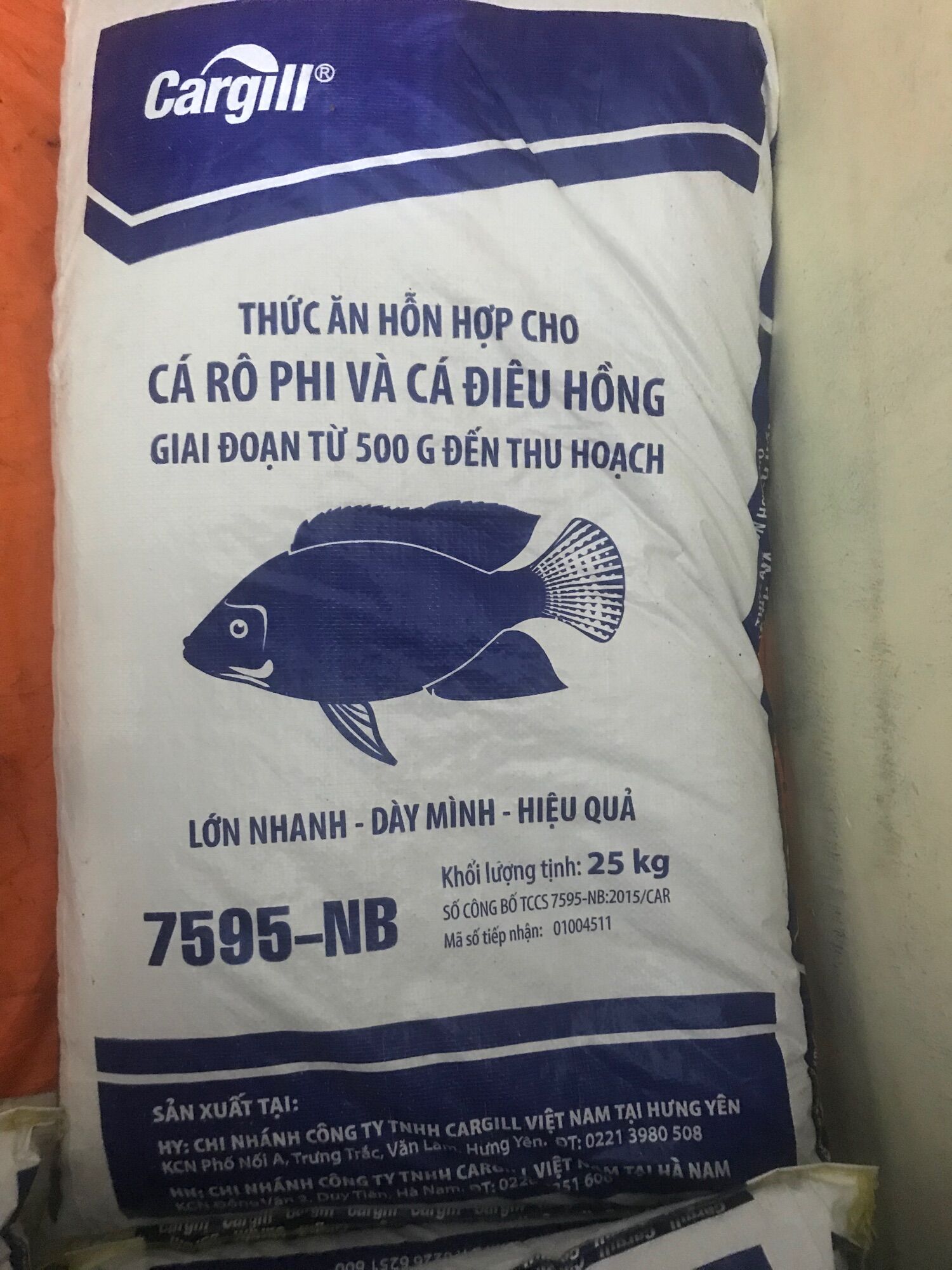 7595 cargill 2kg cám xay cám câu mồi câu rô phi trắm chép siêu nhạy