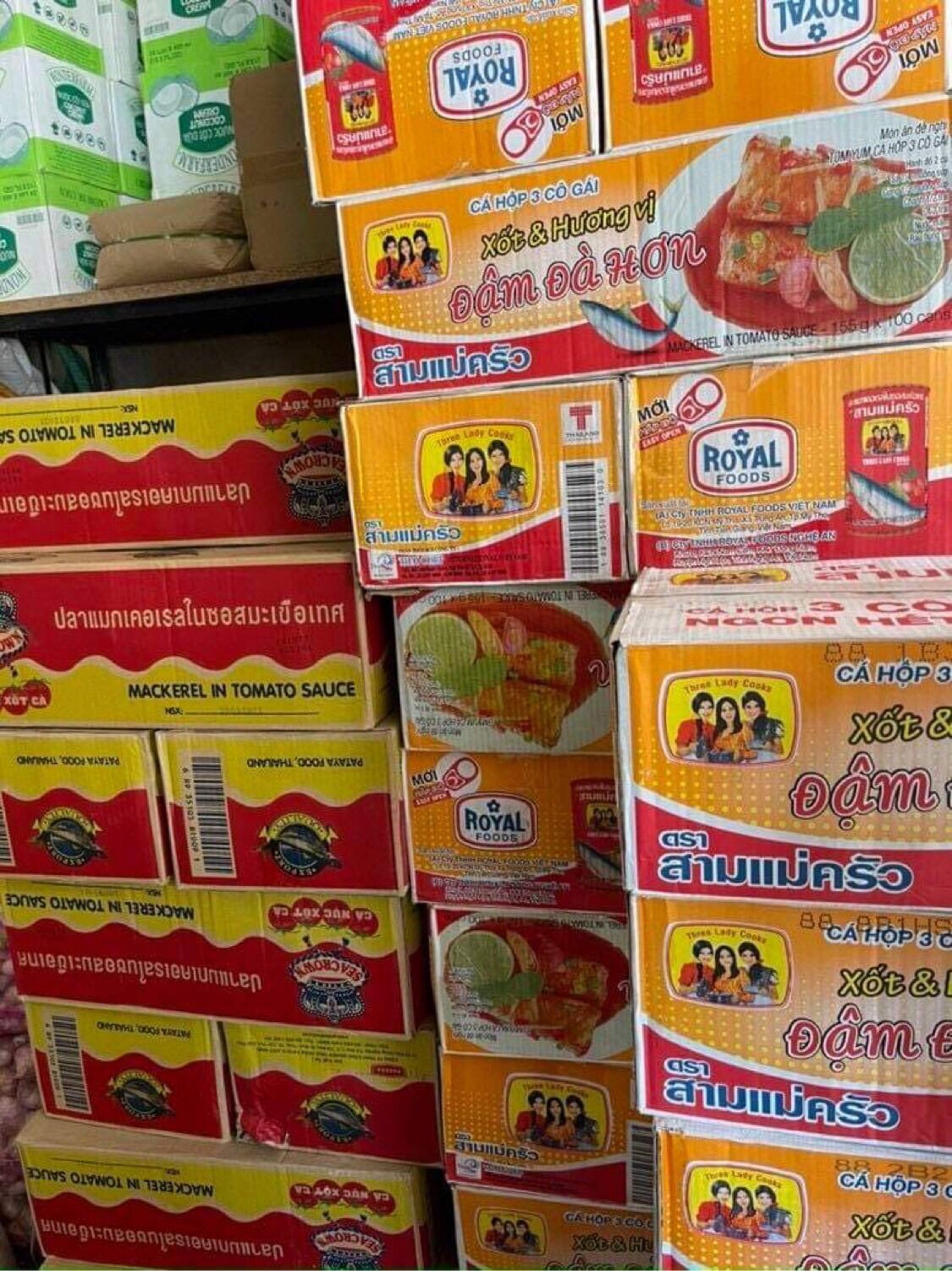 (Combo 5 lon) Cá hộp 3 cô gái 155g