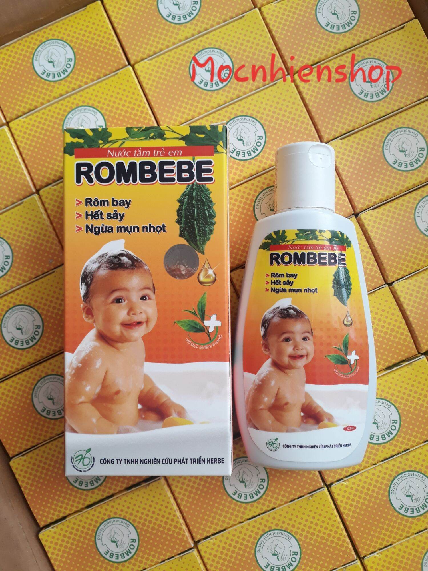 Rombebe 200ml - nước tắm cho trẻ em