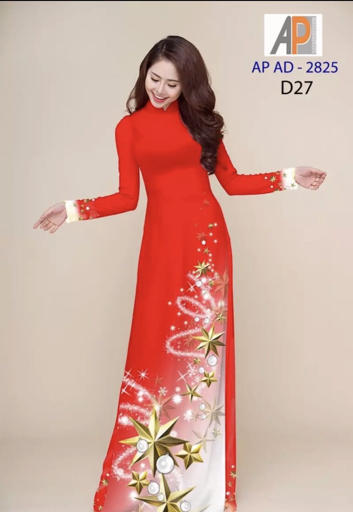 [HCM]Vải áo dài in ngôi sao