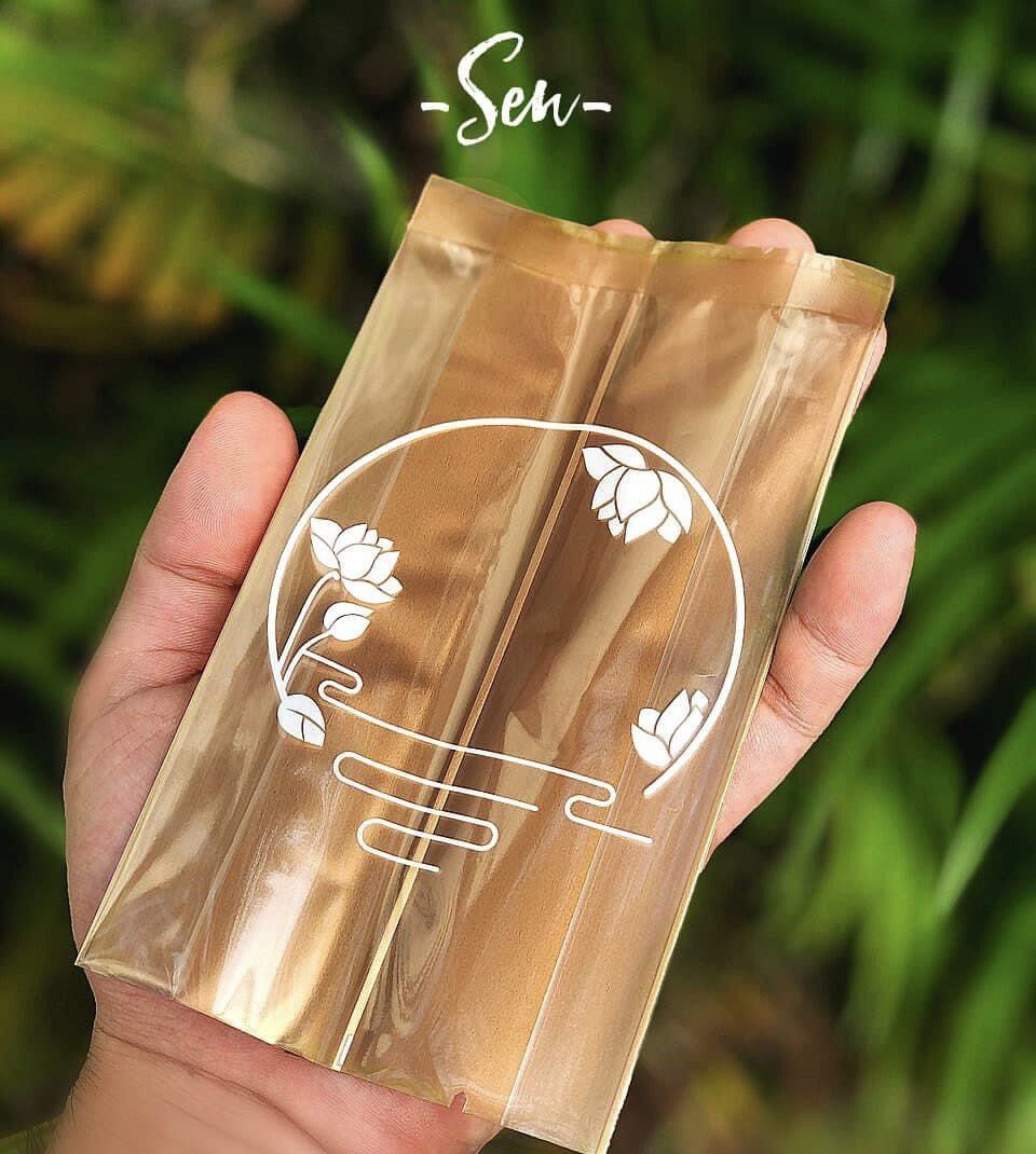 Set túi + khay bánh trung thu 150g , ngư