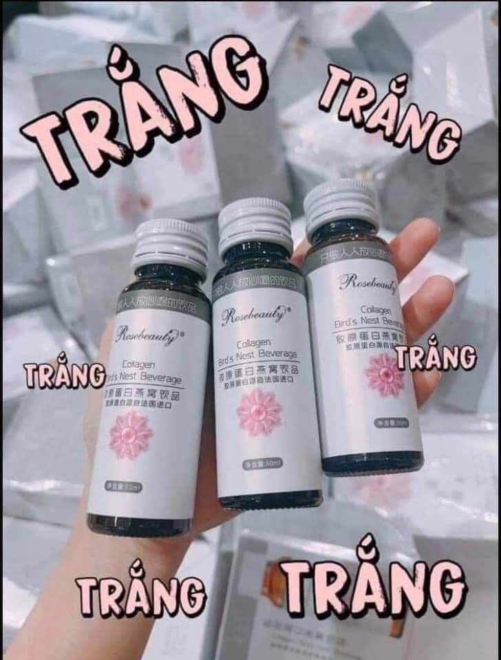 💯 chính hãng : 1 hộp yến căng bóng - trắng da