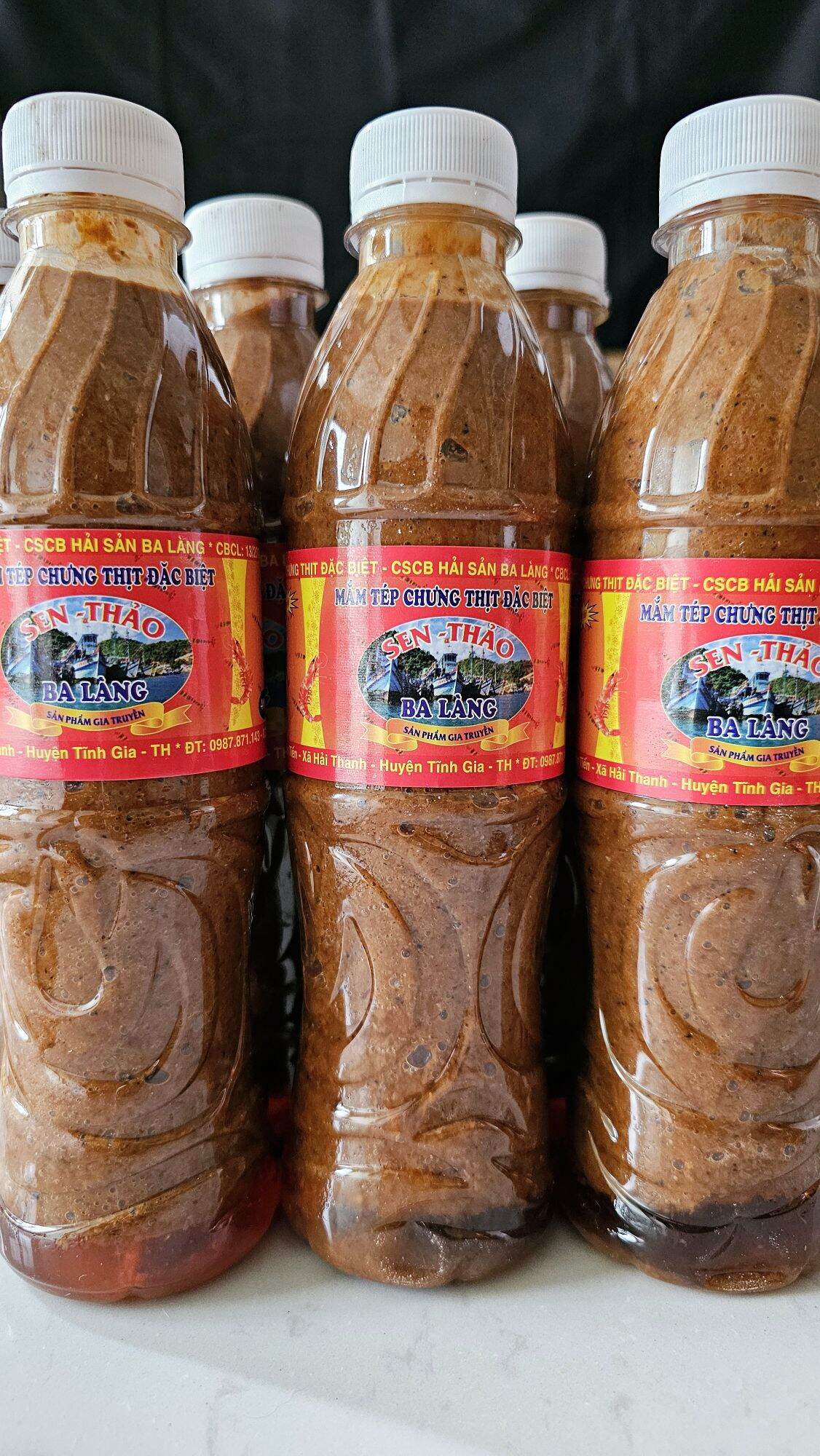 Mắm tép đặc biệt Ba Làng (Thanh Hoá) dùng để chưng thịt/chấm