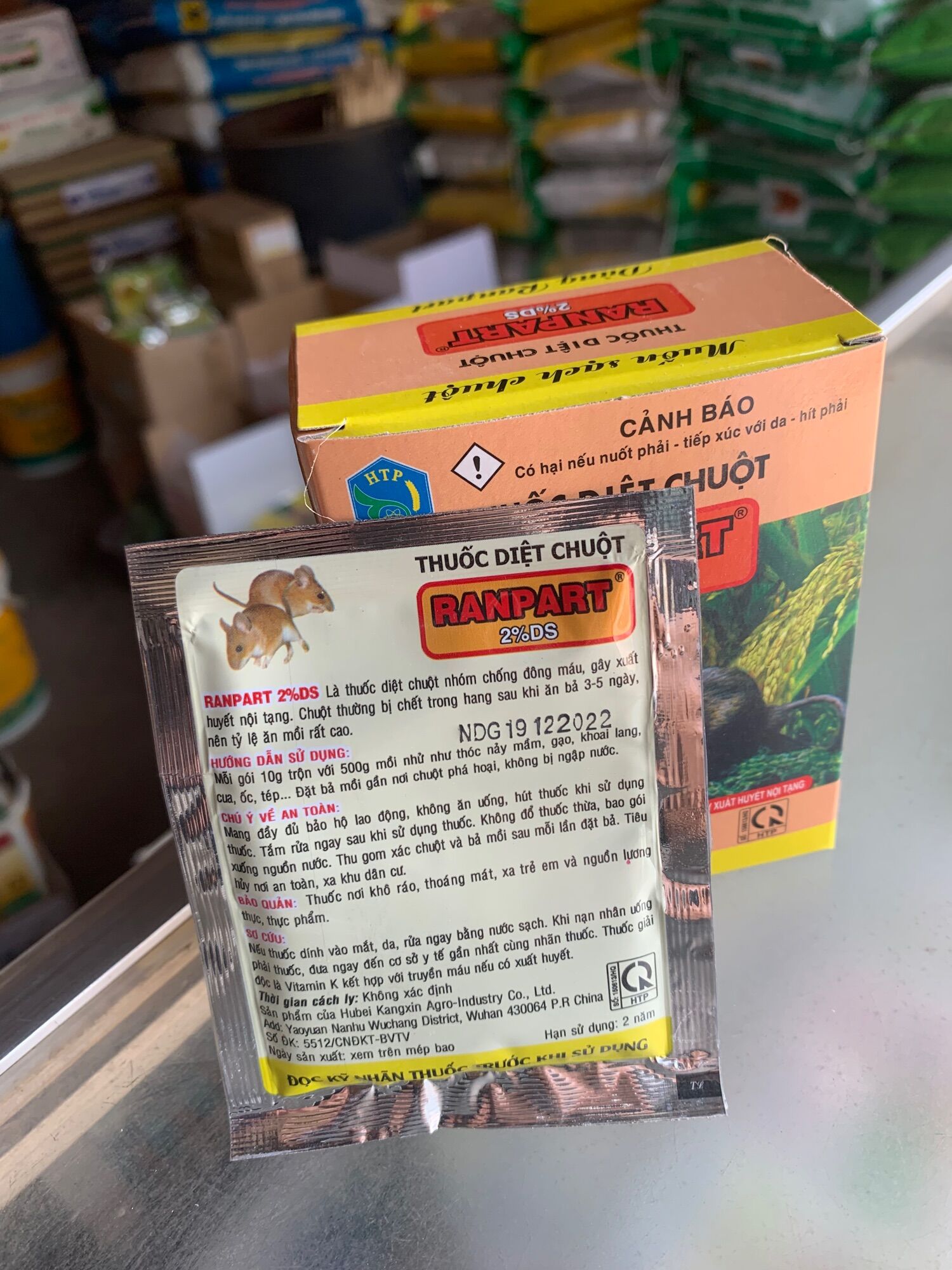 Thuốc chuột Ranpart gói 10g