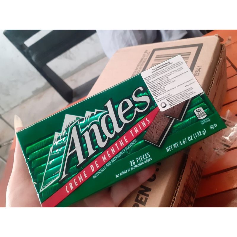 socola Andes bạc hà mỹ 132g