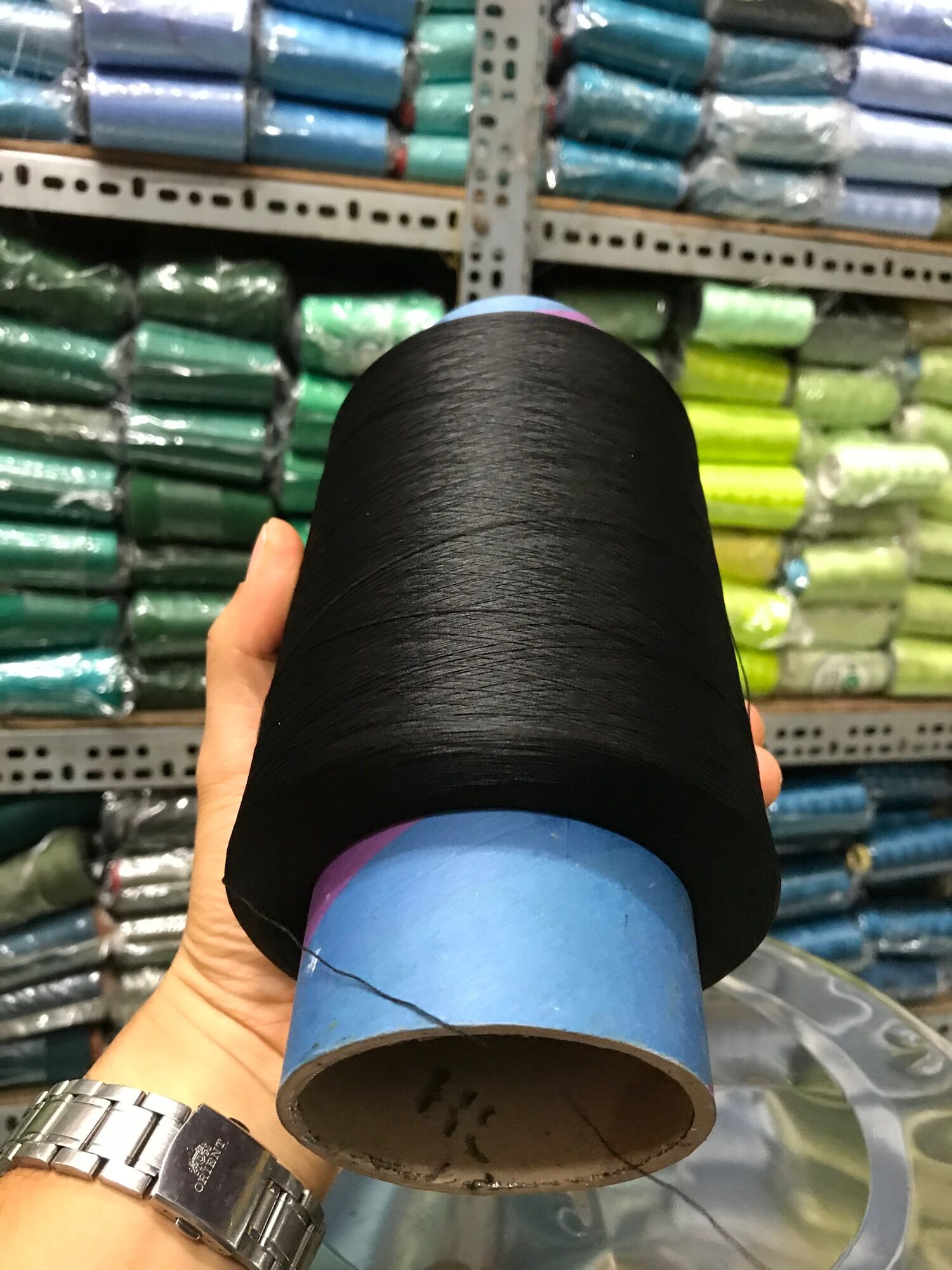 [HCM]Tơ vắt sổ màu đen 150 chính phẩm chất lượng cao