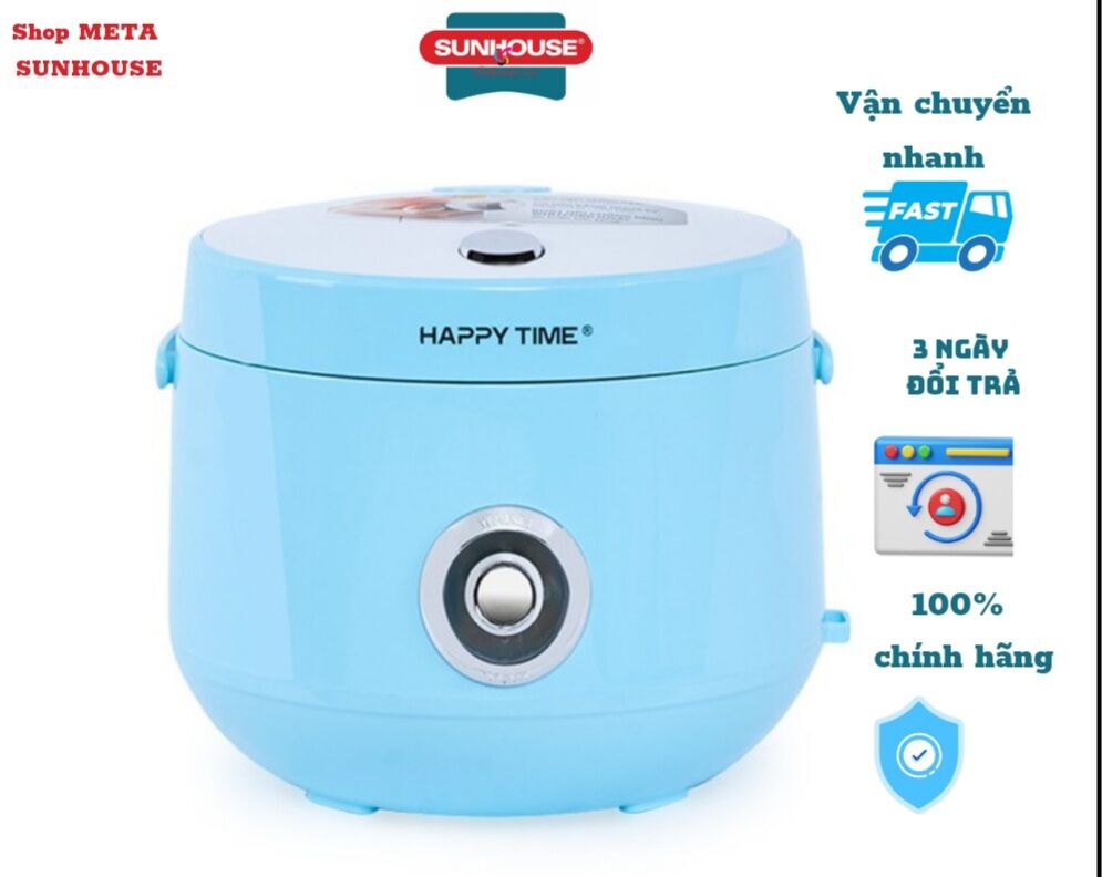 Nồi cơm điện happy time 1.2 l sunhouse sh 8522
