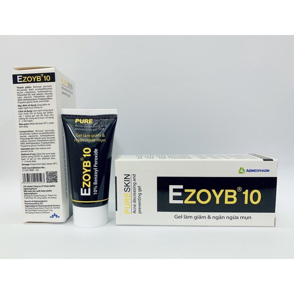 Gel trị mụn Ezoyb 10
