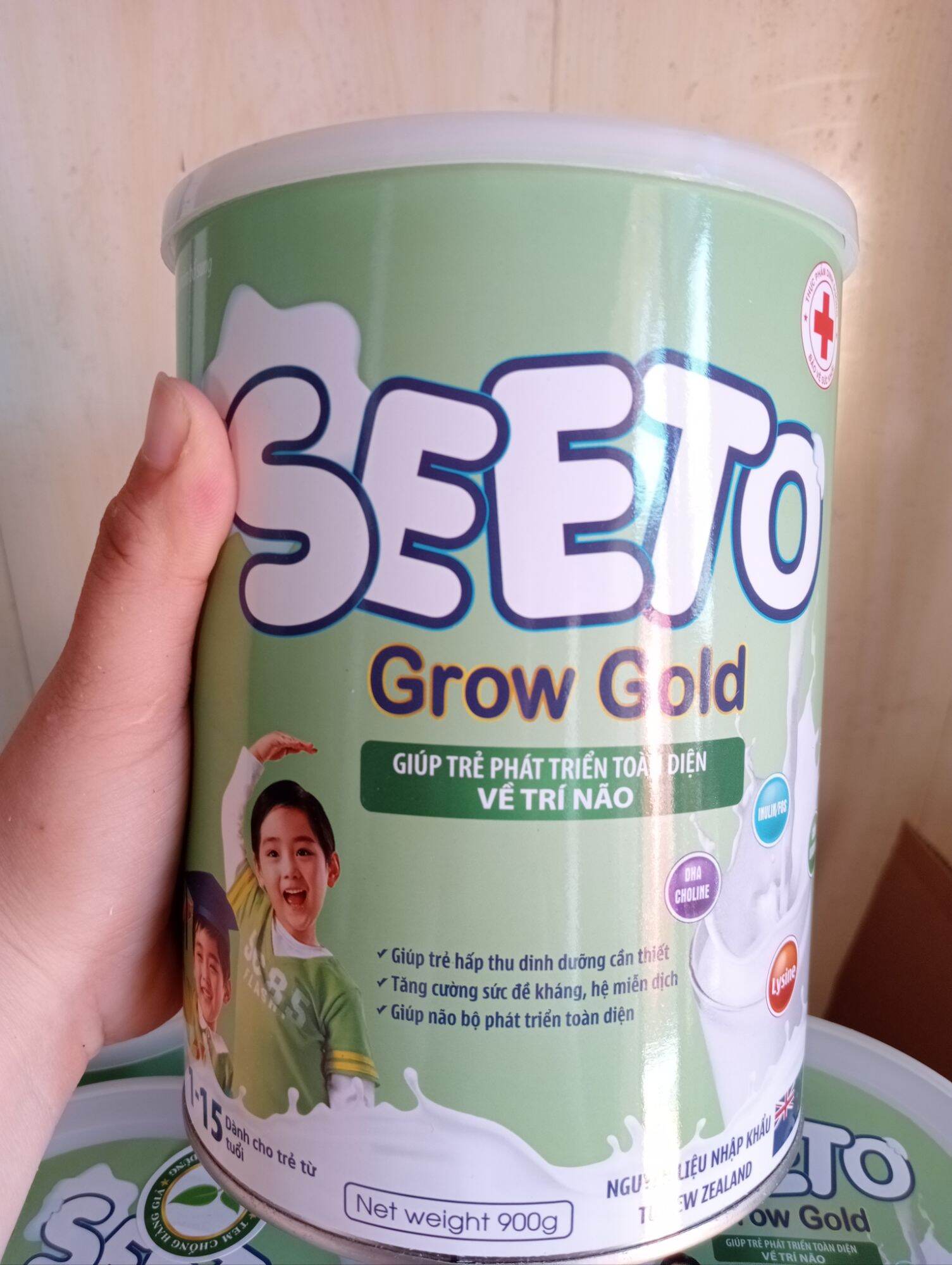 SỮA SEETO GROW GOLD 900g Phát triển chiều cao Trí Não cho Trẻ