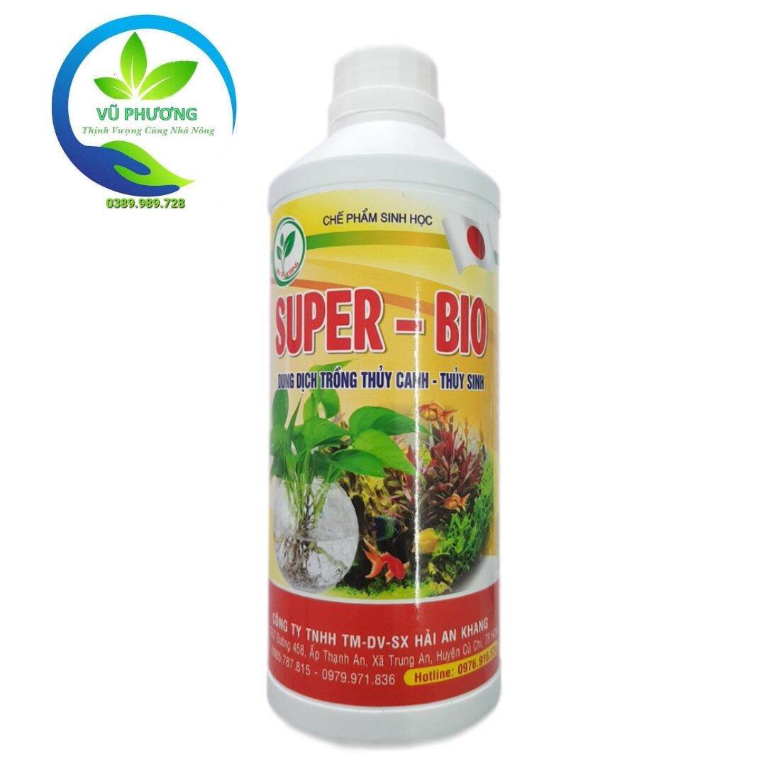 Dung dịch trồng thủy canh, thủy sinh Super - Bio chai 1lit