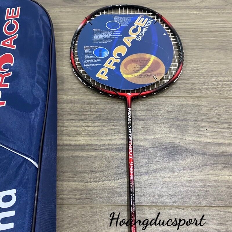 Vợt cầu lông Proace Sweetspot 950 (khuyến mãi căng dây và cuốn cán )