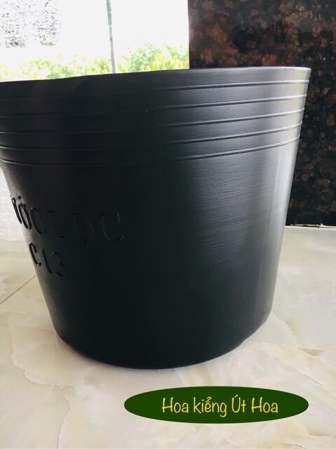 Chậu nhựa đen C13(35x29cm) trồng cây (hàng dày dặn)