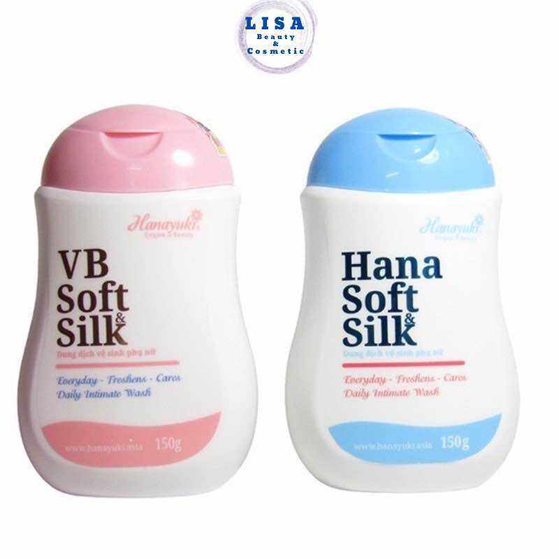 Dung Dịch Vệ Sinh  Hanayuki Hana Soft & Silk, VB Soft & Silk 150g.