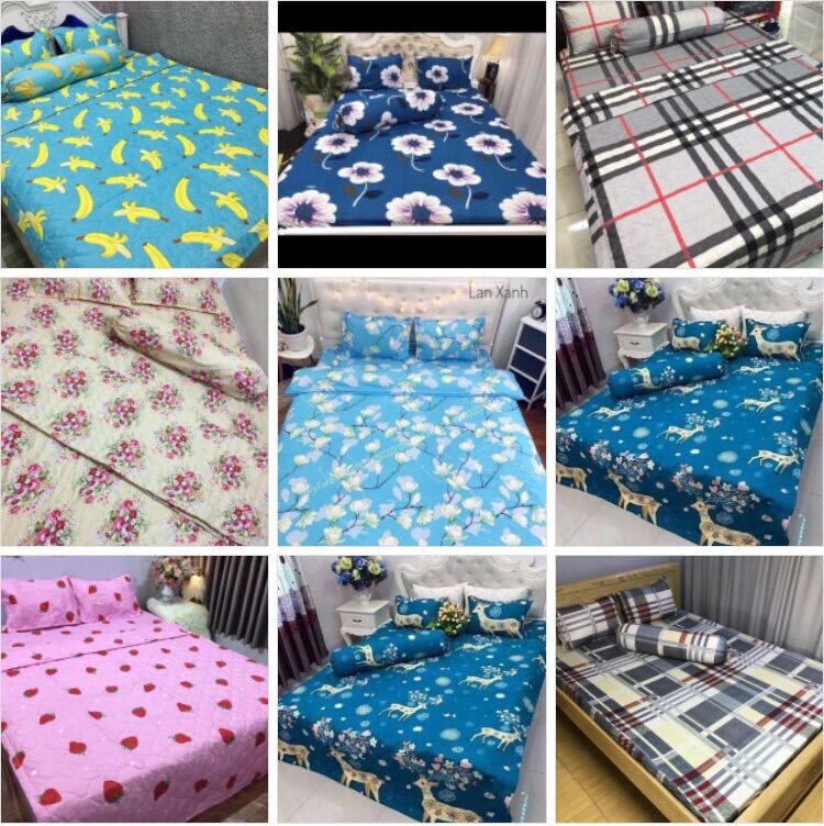 CHĂN HÈ COTTON CHẦN GÒN MỎNG SIÊU BỀN - MÁT MỀM MỊN