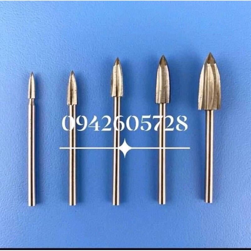 Bộ mũi rạch nhọn điêu khắc cốt 3 ly