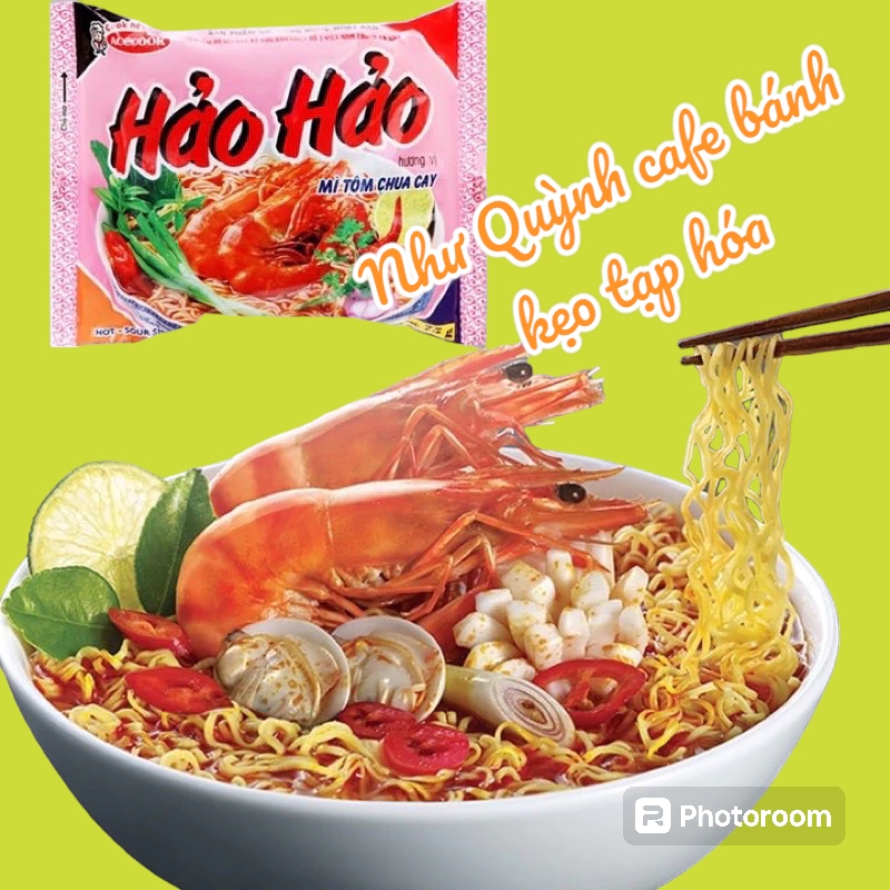 Combo 10 gói mì hảo hảo tôm chua cay