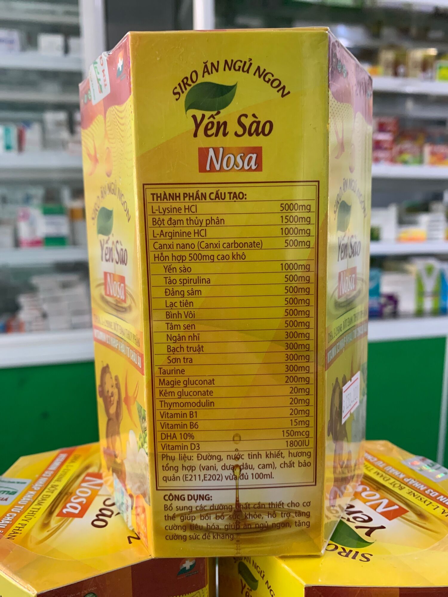 Ăn ngủ ngon Yến Sào Nosa