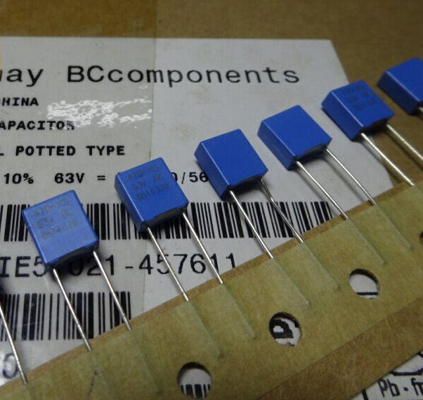 VISHAY BC MKT370 Film Capacitor 0.47uf 470nf 474 63V P5 Original Box Fixed Capacitor Passive Compone