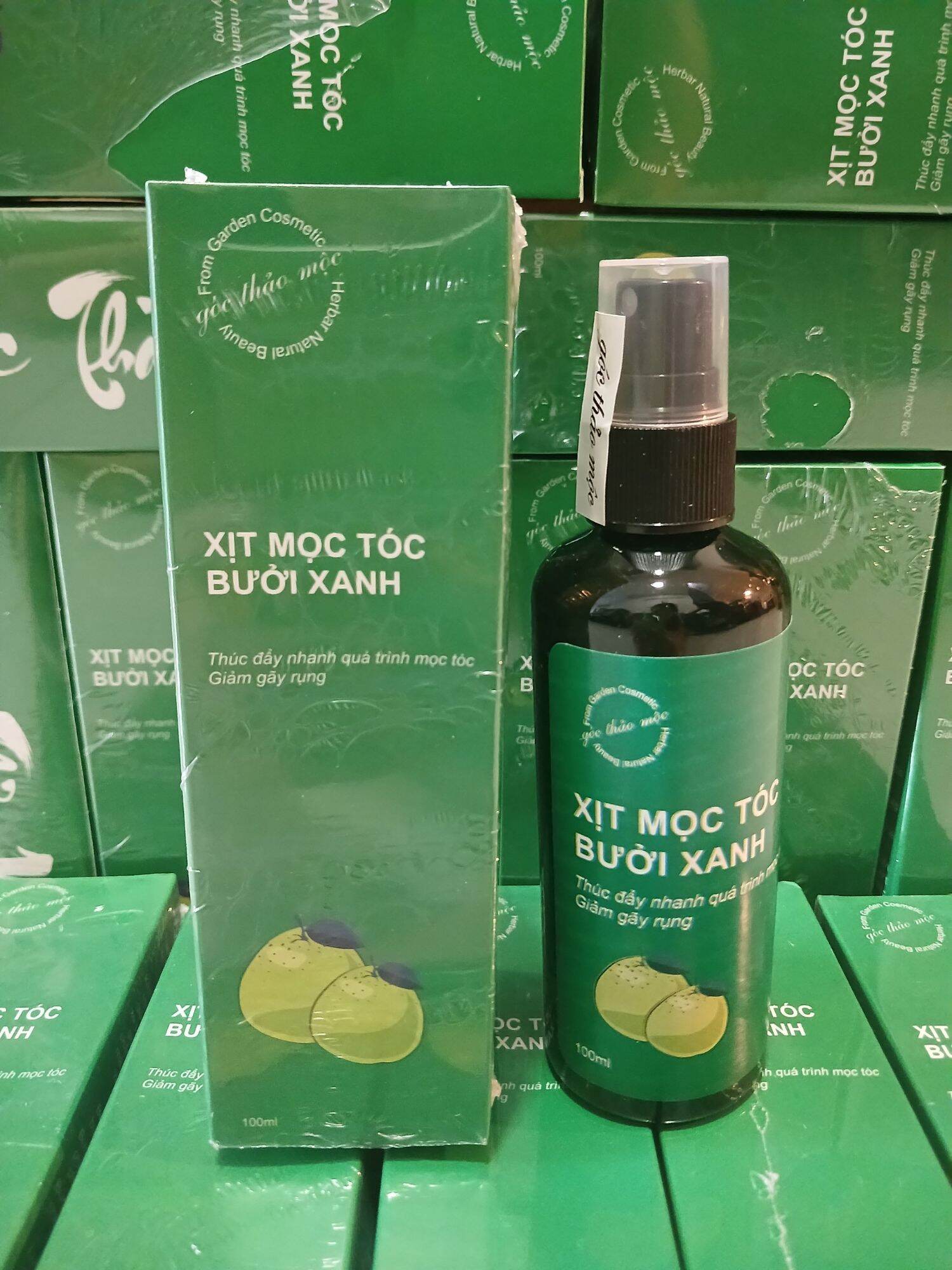 Xịt bưởi xanh kích mọc tóc, dưỡng tóc 100ml