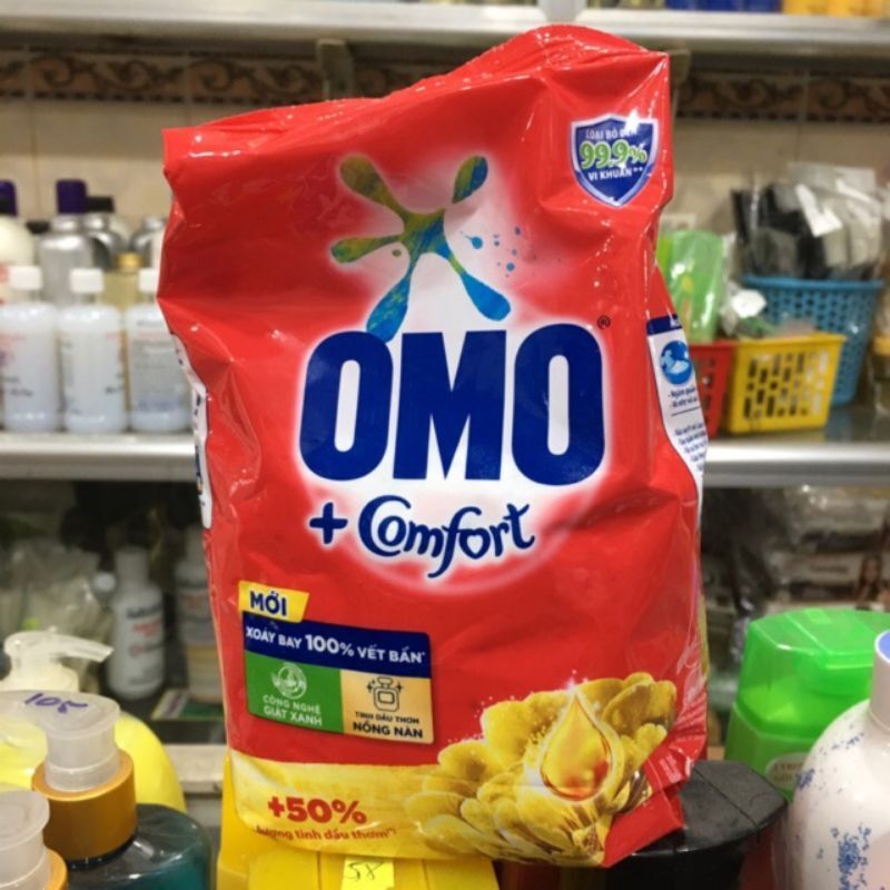 Bột giặt OMO Comfort tinh dầu thơm nồng nàn 360g thumbnail