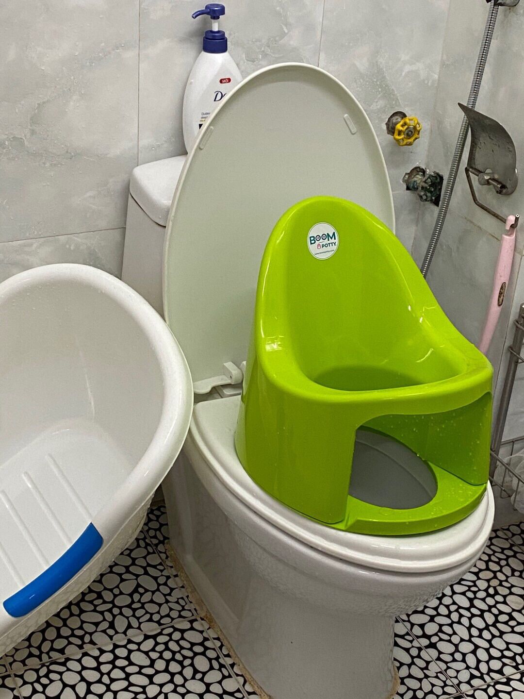 Bô rửa đa năng cho bé Boom potty
