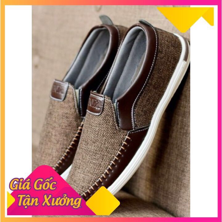 Giày nam - giày lười nam cao cấp, chất da mềm mại