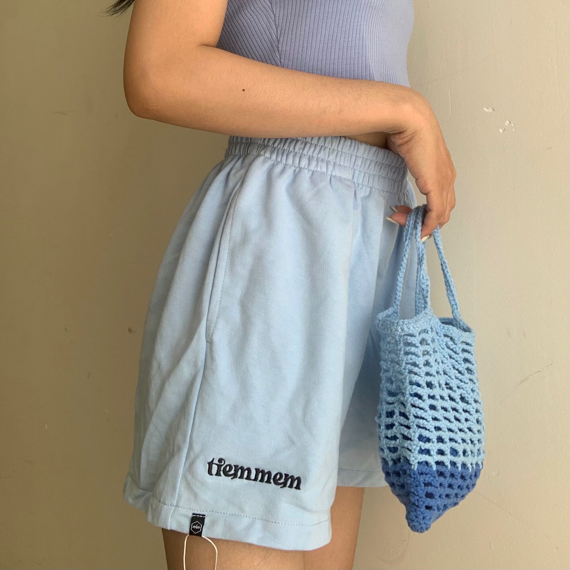 Sp001089 quần short tm xanh dương nhạt