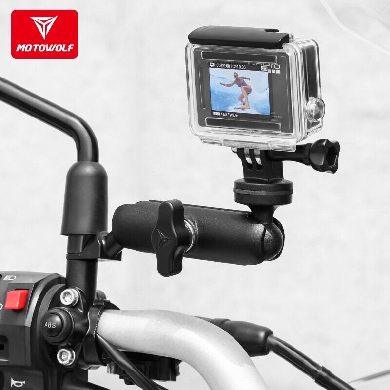 Giá đỡ camera gắn xe máy Motowolf