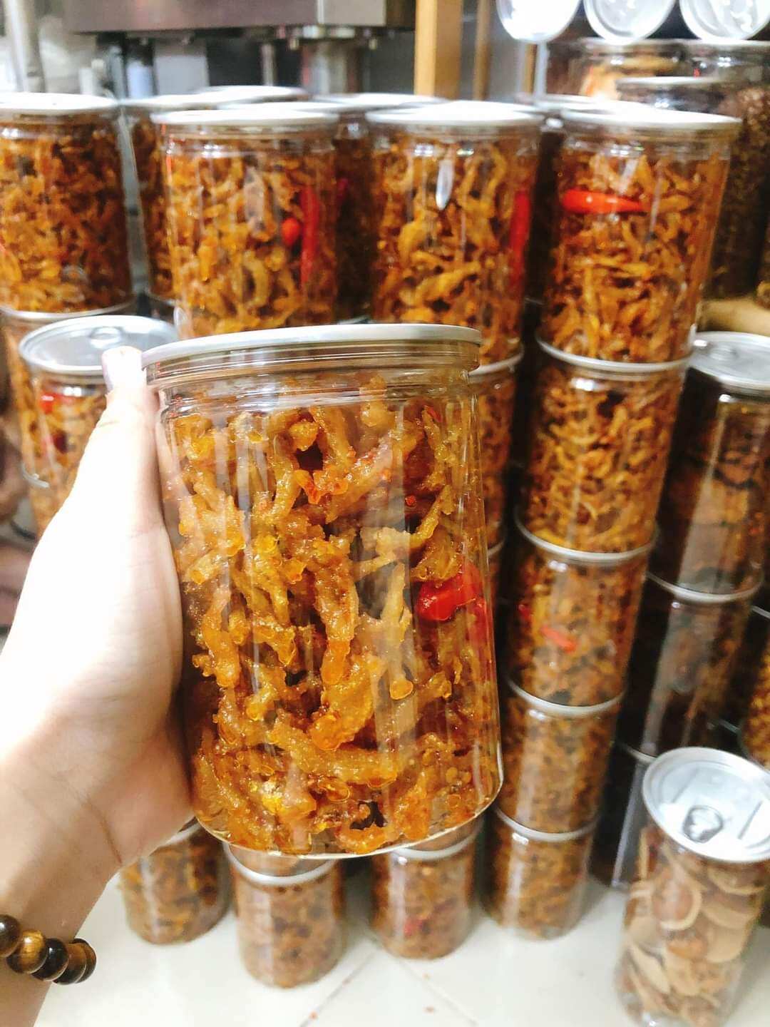 Cá cơm rim tỏi ớt - 250gr