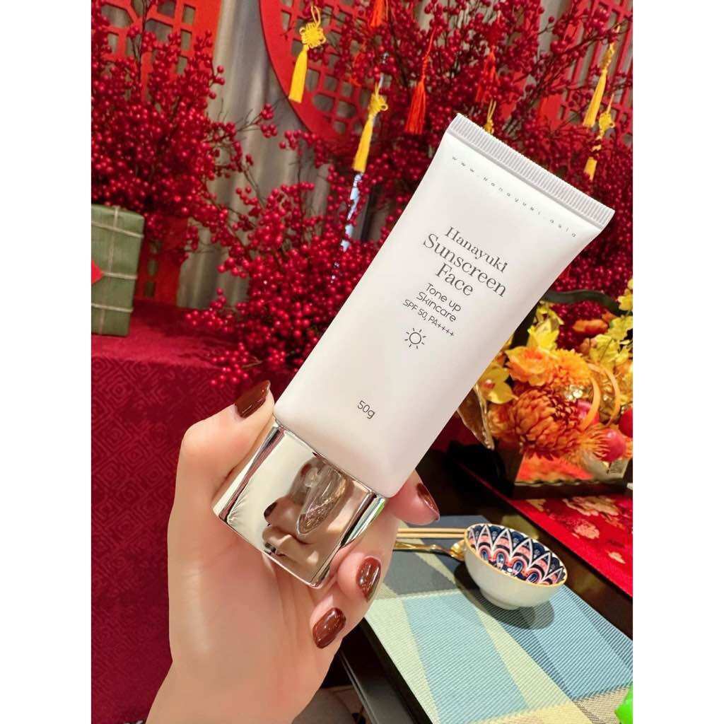 Kem Chống Nắng Hanayuki Sunscreen Face Chính Hãng - Chống Nắng Nâng Tone Da