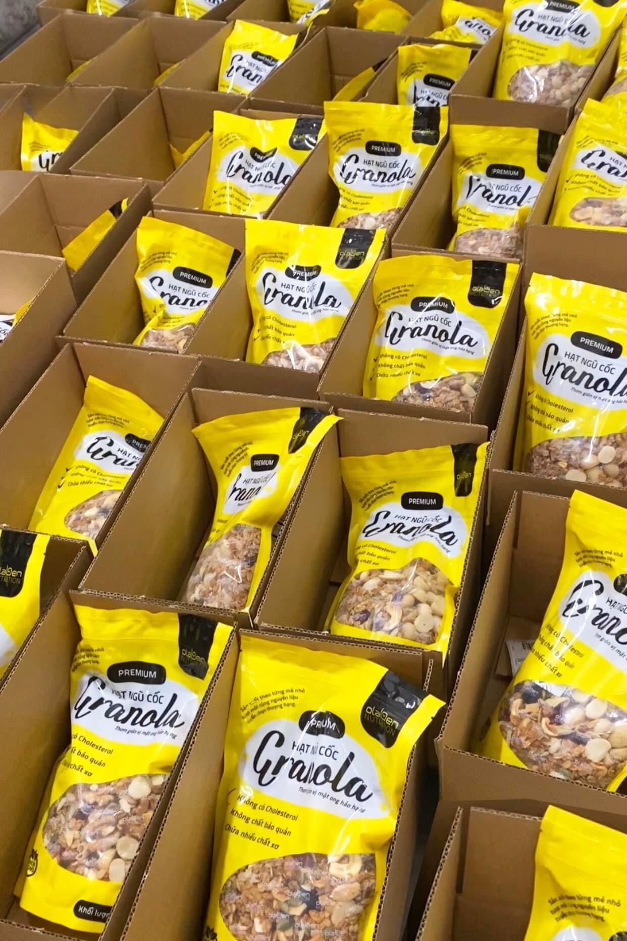 COMBO GRANOLA 500G+ GÁO KÈM MUỖNG XK