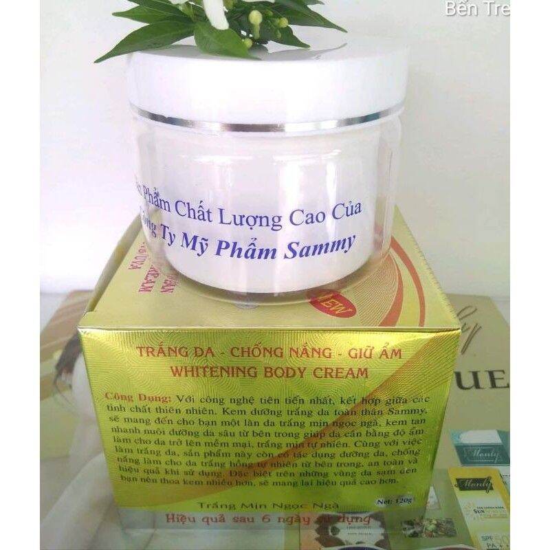 Kem dưỡng trắng da chống nắng toàn thân Sammy 120g