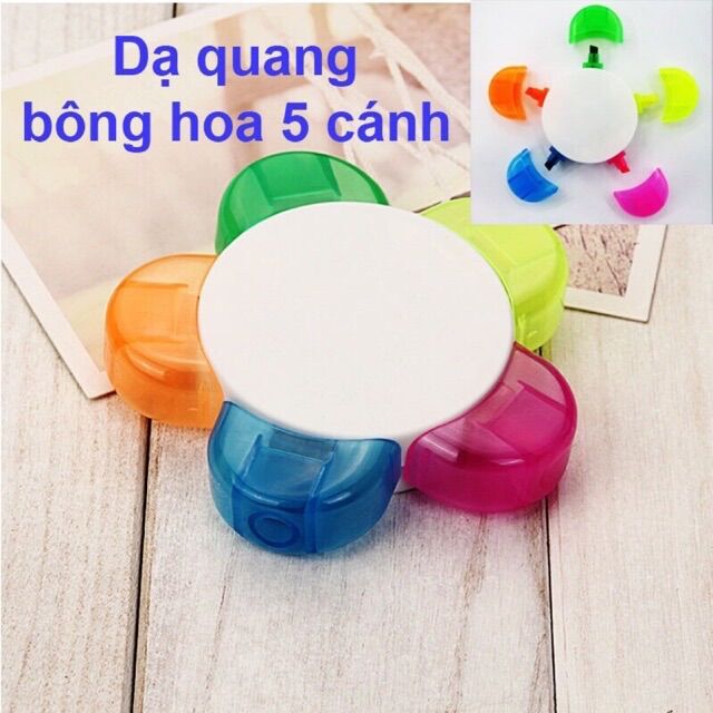 Bút dạ quang ngôi sao 5 màu