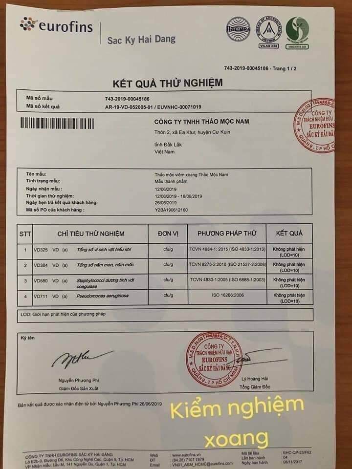 [HCM]Xoang Thảo Mộc Nam - 15ml