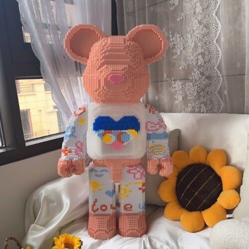 Xếp hình gấu Bearbrick 90cm
