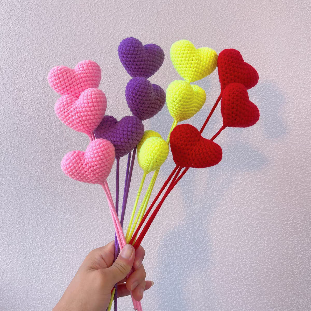 [HANDMADE] Cành trái tim ❤💝 bằng len