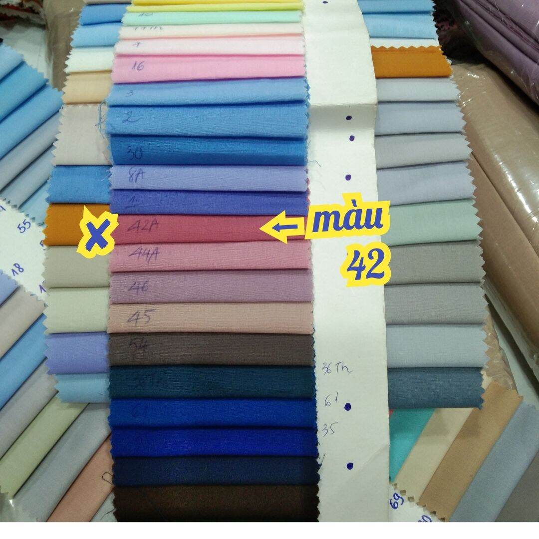Vải Kate Silk Chất Vải Láng Mịn Không Xù