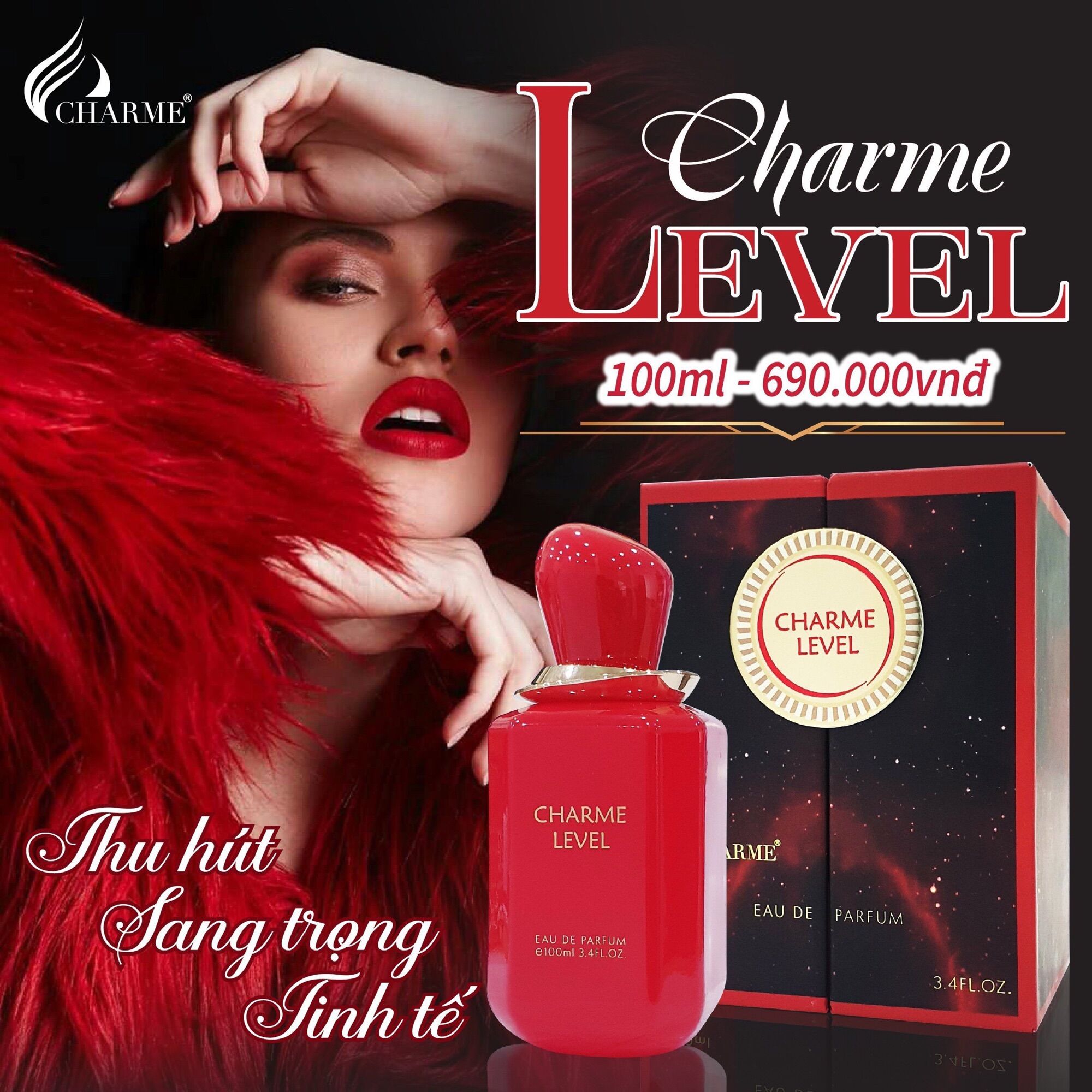 Nước hoa Level 100ml mẫu mới ( có chiết 10ml )