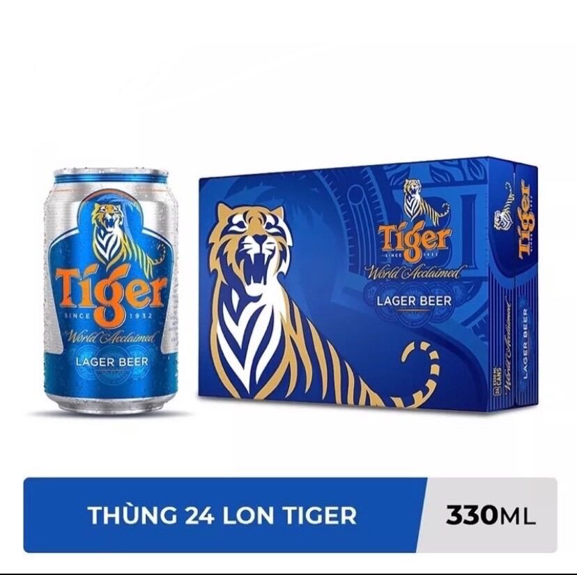 Bia TIGER thùng 24lon, 330ml