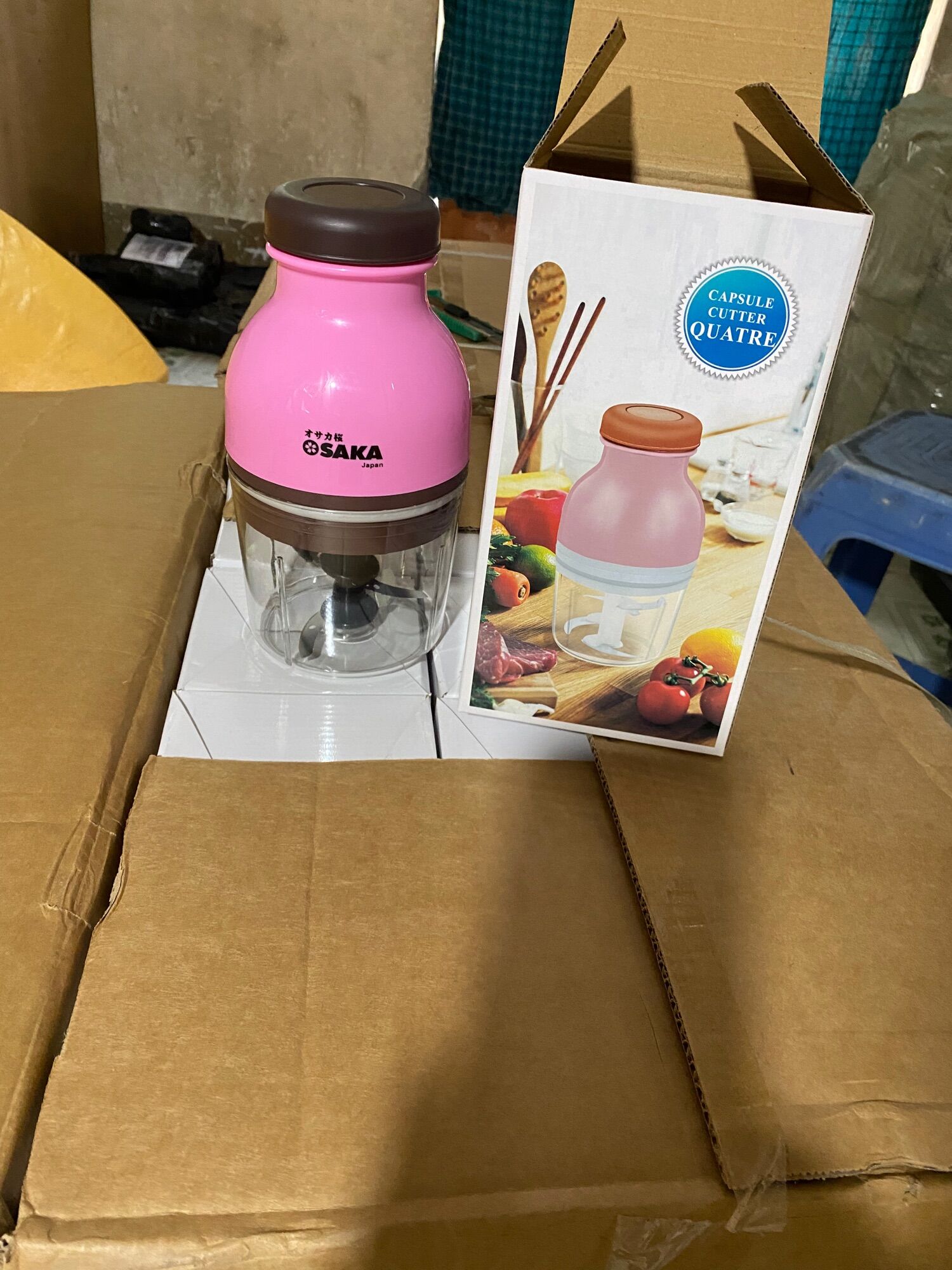 MÁY XAY OSAKA/HDA ĐA NĂNG NẮP NÂU.