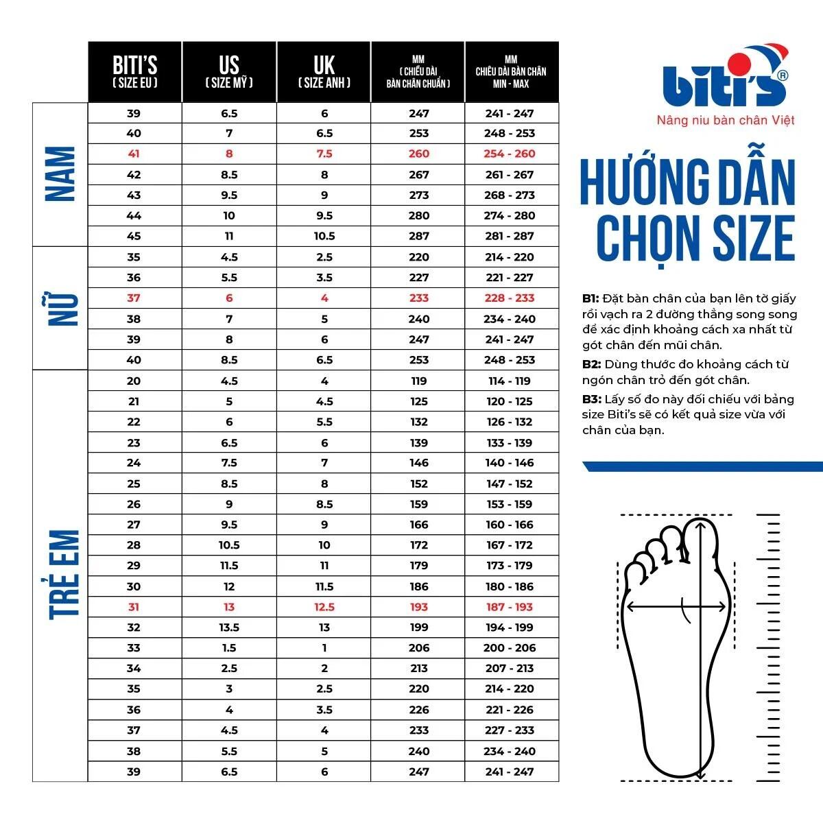 Giày thể thao Bitis- DSMH10800