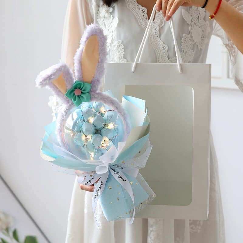 BỜM CÀI TÓC THỎ XINH XẮN DÙNG CÀI TÓC, TRANG TRÍ BÓ HOA